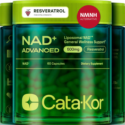Liposomal NAD+ Supplement with Resveratrol – NMN Supplement Alternative – Third-Party Tested – Advanced NAD Resveratrol