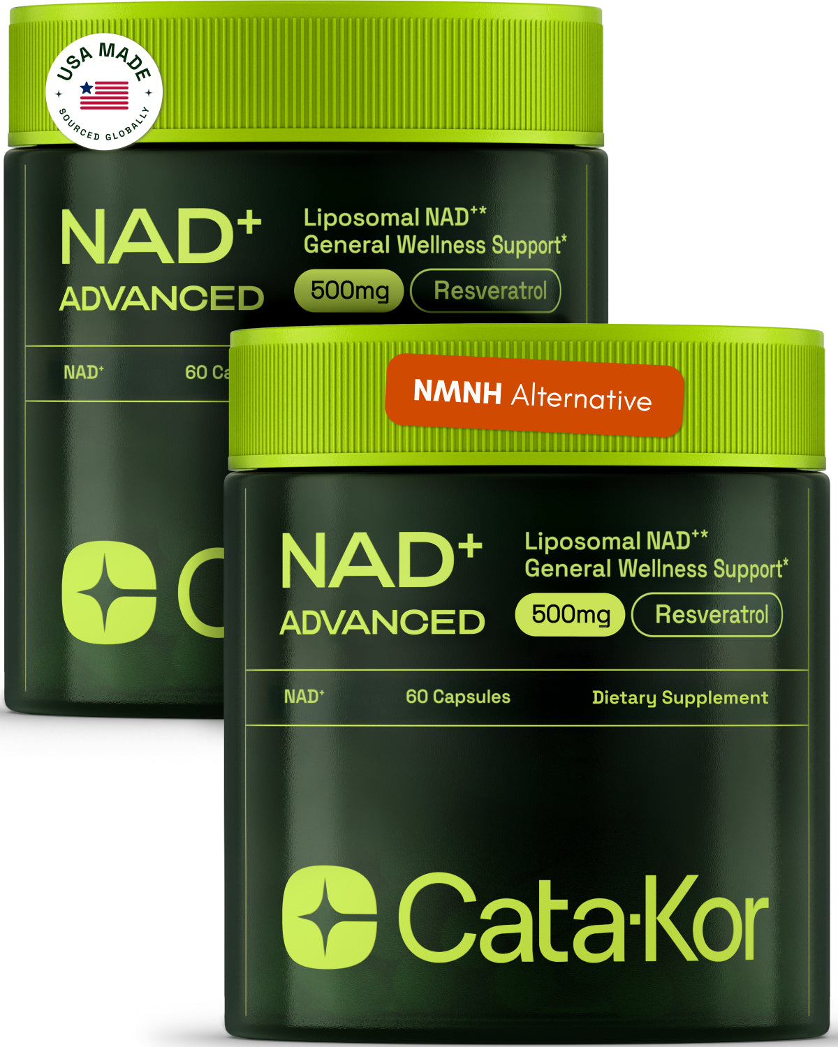 Liposomal NAD+ Supplement with Resveratrol – NMN Supplement Alternative – Third-Party Tested – Advanced NAD Resveratrol