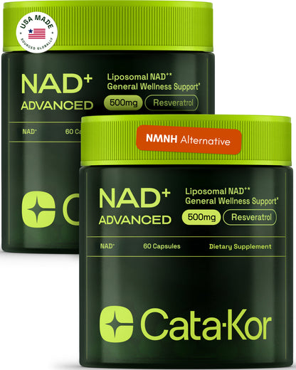 Liposomal NAD+ Supplement with Resveratrol – NMN Supplement Alternative – Third-Party Tested – Advanced NAD Resveratrol